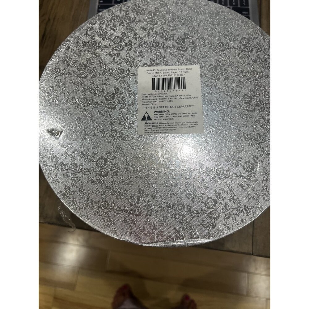 Juvale Professional Smooth Round Cake Drums